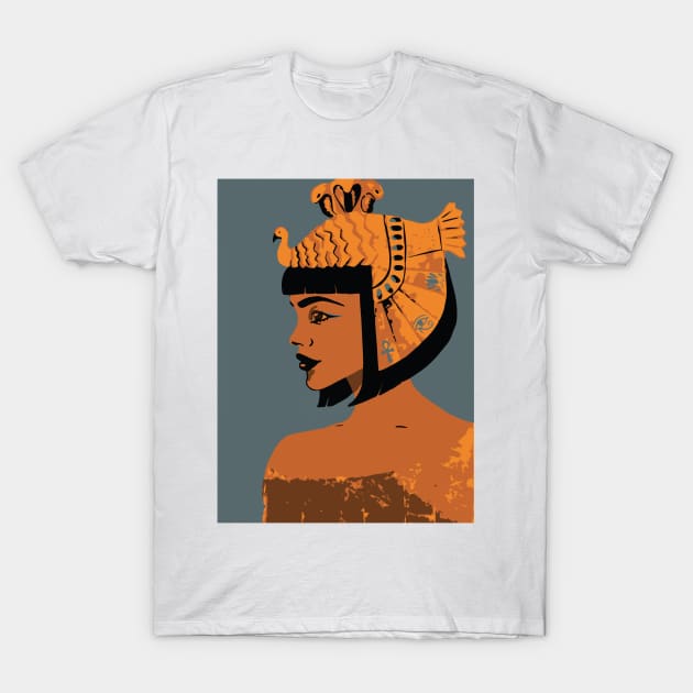 Egyptian Hieroglyphs Queen T-Shirt by Dermot Norma